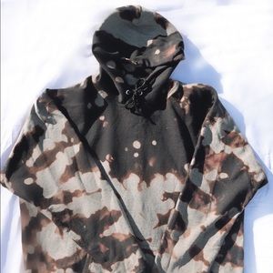 Bleach dye hoodie